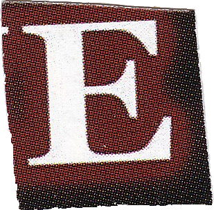 Letter 'E'